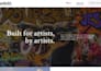 design squarespace artist illustrator website art gallery portfolio website